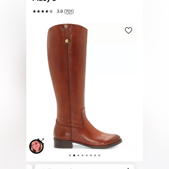 NWT INC INTERNATIONAL concepts Fawne Wide Calf Riding Boot- Cognac - Picture 2 of 7